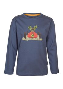 Elkline, Langarmshirt 'RENNWAG&Auml;N', Dunkelblau