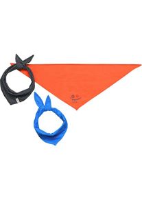 Esprit, M&auml;dchen Baby Dreieckst&uuml;cher f&uuml;r Jungen, Blau / Dunkelgrau / Dunkelorange