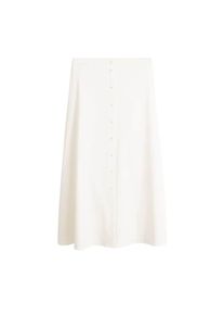 Mango, Damen Rock 'Boton-A', Wei&szlig;