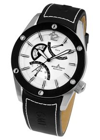 Jacques Lemans, Herren Uhr 'Liverpool 1-1739B', Schwarz / Silber
