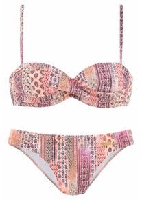 Lascana, Damen Bikini, Lachs