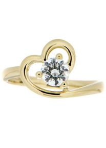 Firetti, Damen Goldring 'Herz', Gold