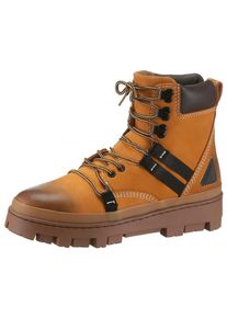 Diesel, Herren Schn&uuml;rboots, Camel / Chamois / Goldgelb / Schwarz / Wollwei&szlig;