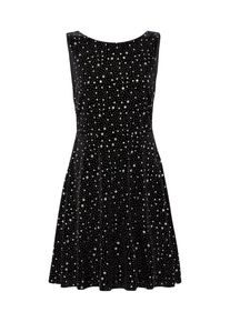 Esprit, Damen Kleid, Schwarz / Weiß