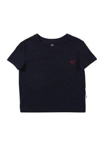 GAP, M&auml;dchen Shirt 'PKT EMB TEE', Navy
