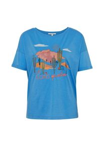 Tom Tailor Denim, Damen T-Shirt, Marine / Mischfarben