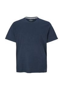 s.Oliver RED LABEL, Herren T-Shirt, Nachtblau