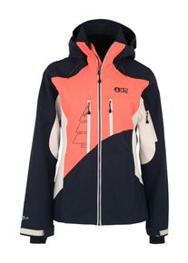 PICTURE Organic Clothing, Damen Jacke 'SEEN', Beige / Nachtblau / Orangerot