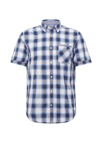 Tom Tailor, Herren Hemd, Blau / Wei&szlig;