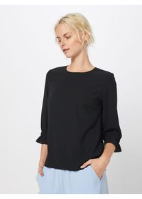 Pieces, Damen Bluse, Schwarz
