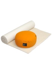 YOGISTAR.COM, Herren Comfort Edition Set 'Meditation Natur', Safran