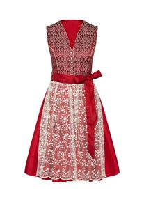 MONDKINI, Damen Dirndl 'Maja', Mischfarben / Rot