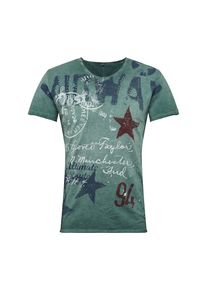 Key Largo, Herren Shirt, Dunkelgrün / Mischfarben