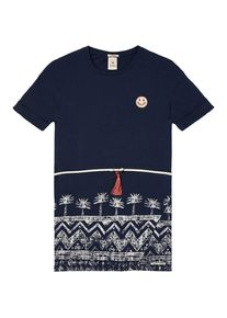 Scotch R'Belle Scotch R'Belle, M&auml;dchen Jerseykleid, Nachtblau / Wei&szlig;