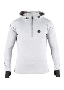 MOROTAI, Herren Kapuzenpullover 'Neotech Zip', Grau