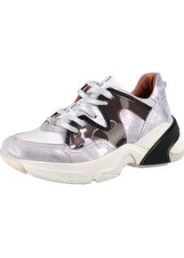 Mjus, Damen Sneakers, Schwarz / Silber / Weiß