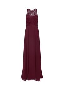 STAR NIGHT, Damen Abendkleid 'long dress misuol lace & chiffon', Burgunder