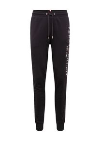 Tommy Hilfiger, Herren Hose 'BASIC BRANDED SWEATPANTS', Schwarz / Weiß
