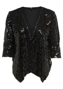 Only, Damen Strickjacke, Schwarz