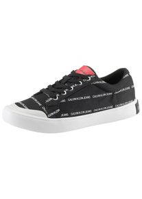 Calvin Klein, Damen Sneaker 'Domezia', Schwarz / Wei&szlig;