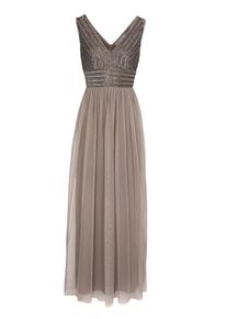 Heine, Damen Abendkleid, Taupe
