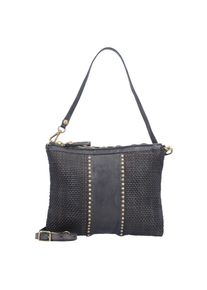 Campomaggi, Damen Schultertasche, Braun / Dunkelgrau