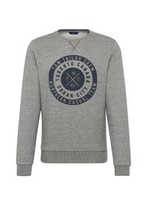 Tom Tailor, Herren Pullover, Graumeliert / Schwarz