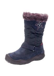 Elefanten, Mädchen Winterstiefel, Dunkelblau / Lila