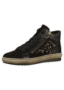 Gabor, Damen Sneaker, Dunkelbeige / Schwarz
