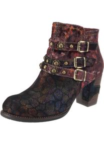 Laura Vita, Damen Stiefeletten, Anthrazit / Rotviolett
