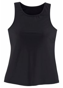 Lascana, Damen Bade-Shirt, Schwarz