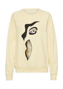POSTYR, Damen Sweatshirt, Hellgelb