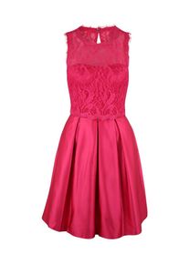 Laona, Damen Cocktailkleid mit Spitze, Pink
