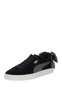 Puma, Damen Sneaker 'Suede Bow Hexamesh', Dunkelgrau / Schwarz