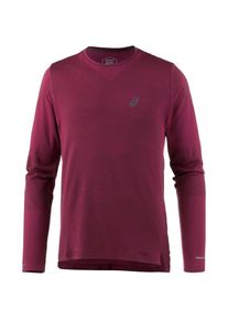 asics, Herren Laufshirt, Rotviolett
