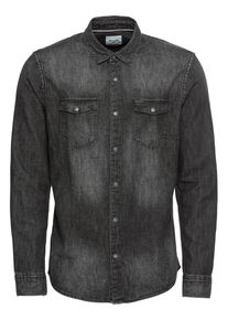 Only & Sons Only & Sons, Herren Hemd 'onsTALIK LS WESTERN DENIM SHIRT', Grey Denim