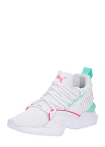 Puma, Damen Sneaker 'Muse Maia Chase', Türkis / Dunkelpink / Weiß