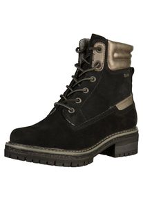 Jana, Damen Stiefelette, Gold / Schwarz