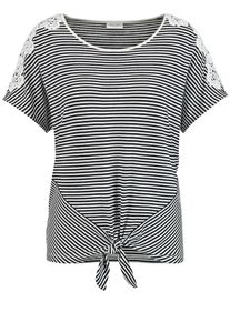 Gerry Weber, Damen Shirt, Nachtblau / Weiß