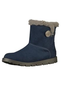 s.Oliver RED LABEL, Damen Stiefelette, Nachtblau / Greige / Schwarz