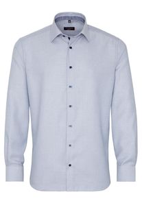 Eterna, Herren Hemd, Hellblau / Wei&szlig;