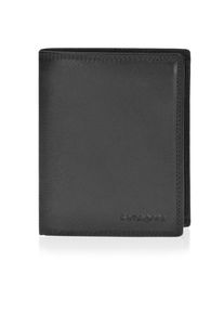 Samsonite, Herren Geldbörse Hochformat 78020 mit Klappfach und Reißverschlussfach Leder 10,5 cm, Schwarz