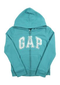 GAP, M&auml;dchen Sweatjacke, T&uuml;rkis / Wei&szlig;