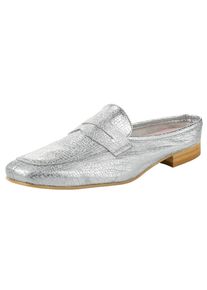 Heine, Damen Pantolette, Silber