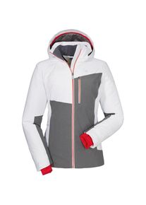 Schöffel Schöffel, Damen Skijacke 'MARSEILLE', Grau / Rot / Naturweiß