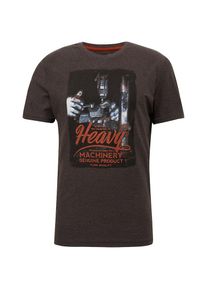 Tom Tailor, Herren T-Shirt, Dunkelbraun