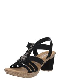 Rieker, Damen Absatzsandalen '66506-00', Schwarz