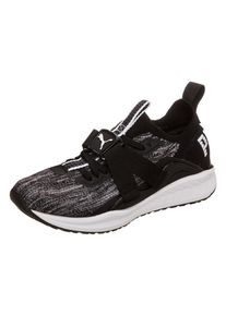 Puma, Damen 'Ignite evoKNIT Lo 2' Sneaker, Schwarzmeliert / Wei&szlig;