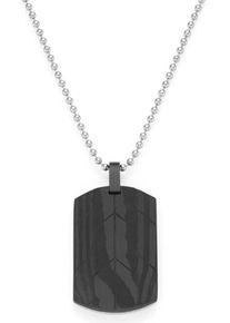 Firetti, Herren Kette mit Anhänger, Schwarz