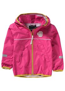 DIDRIKSONS 1913 DIDRIKSONS1913, M&auml;dchen Outdoorjacke 'Viskan', Zitronengelb / Pink